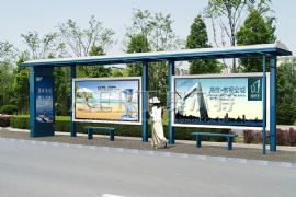 候車亭-城市中一道美麗的風(fēng)景
